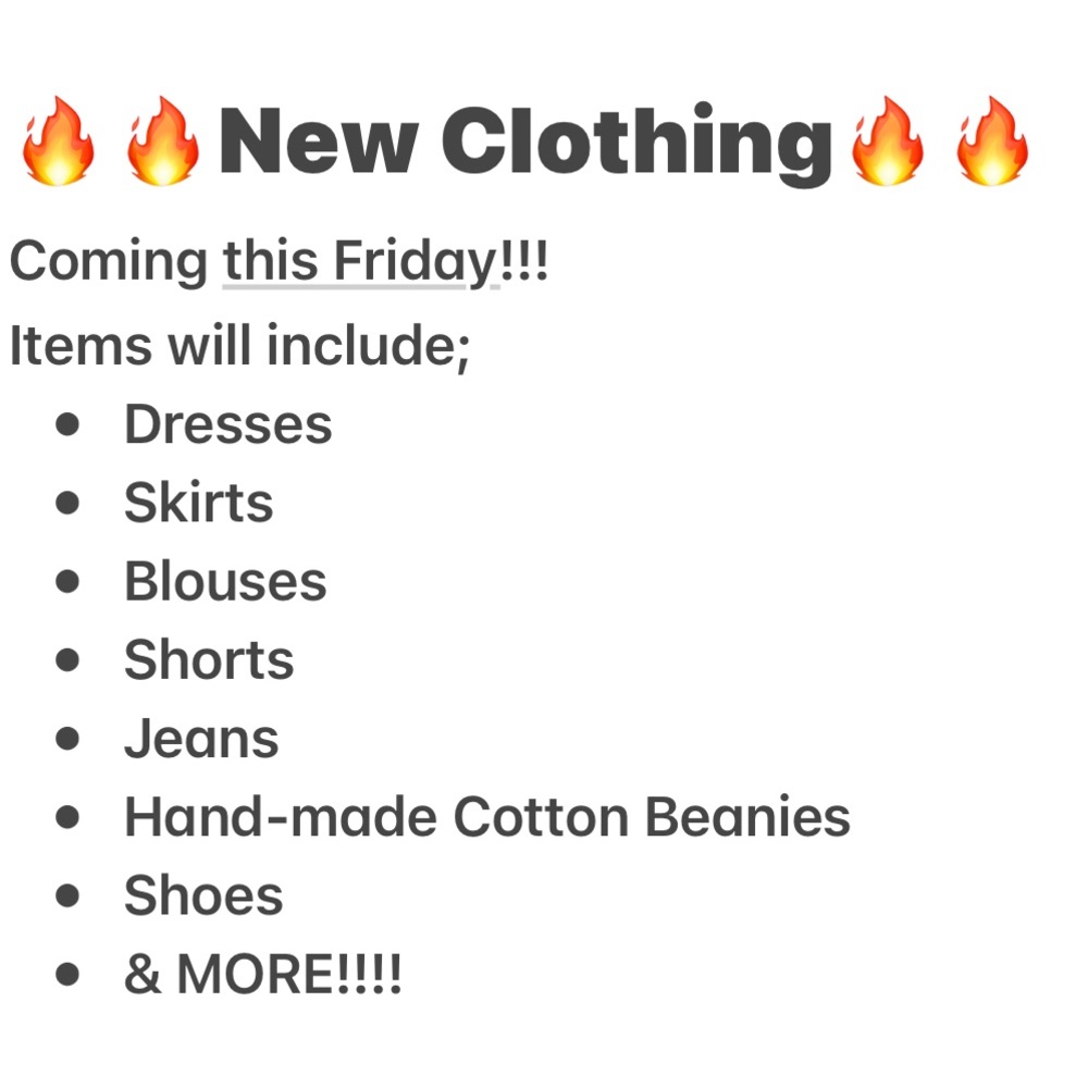 New Clothing Collection